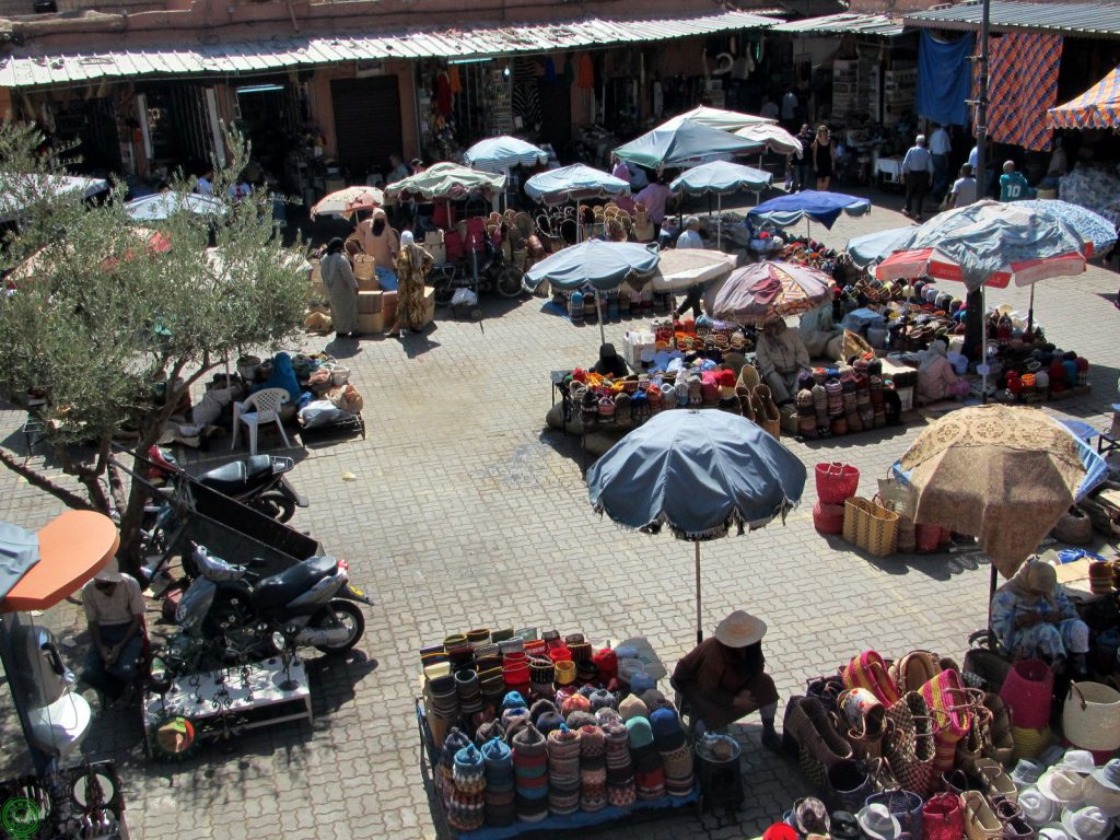 souk delle spezie a Marrakech