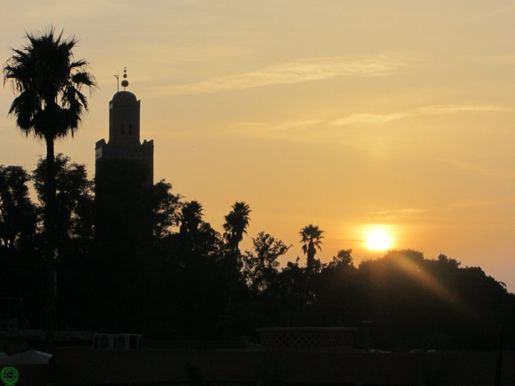 veduta di Marrakech