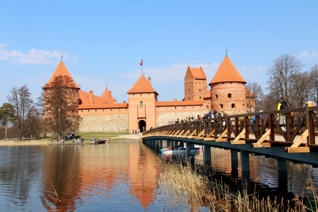 Arrivando al castello di Trakai