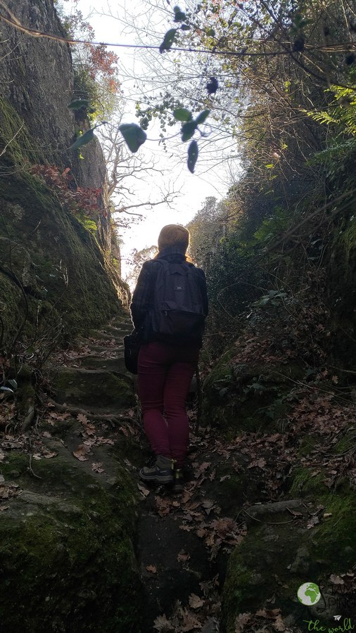 tagliata delle rocchette -piramide etrusca bomarzo