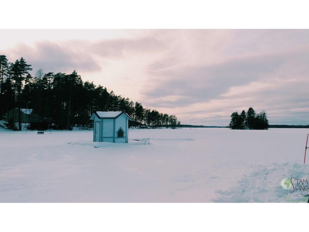 Sauna Finlandese - Vista dalla sauna di Savitaipale