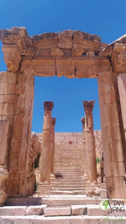 Entrata del tempio di Artemide - Jerash